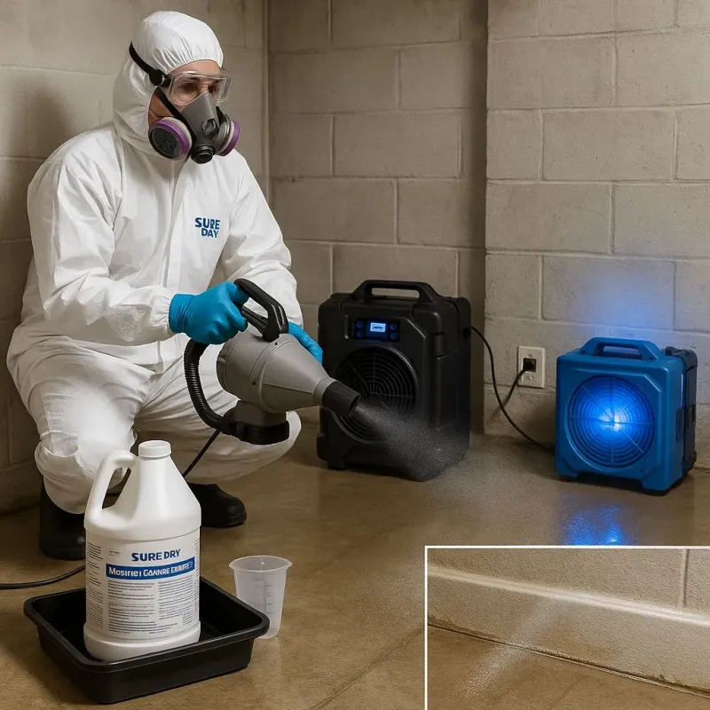 Sanitization and Odor Removal process in Winamac, IN